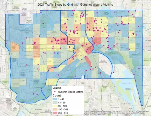 Traffic Stops with GSW Victims