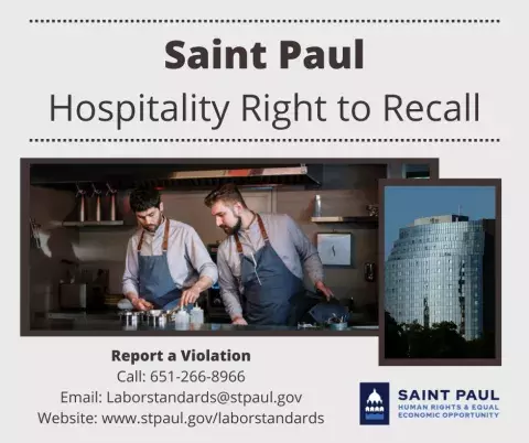 Hospitality Right to Recall Graphic