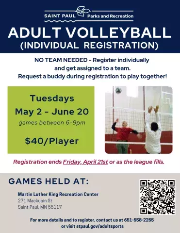 Adult Volleyball Individual Registration