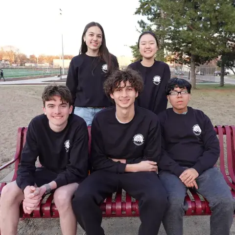 SPYC Youth on bench SPYC Youth on bench