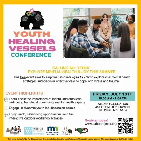Youth Healing Vessels Conference July 18, ilWder Foundation