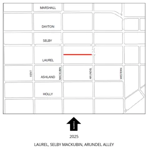 Selby, Laurel, Arundel, Mackubin Alley