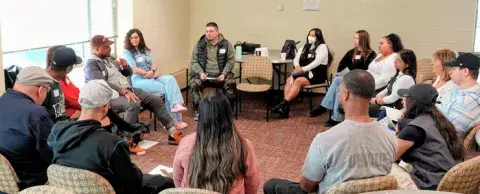 Groups of youth workers