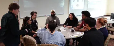 Groups of youth workers