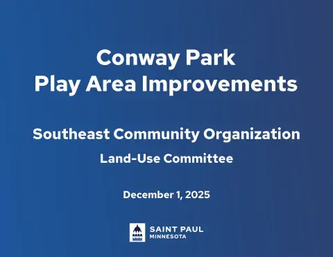 Conway Park Play Area Improvements