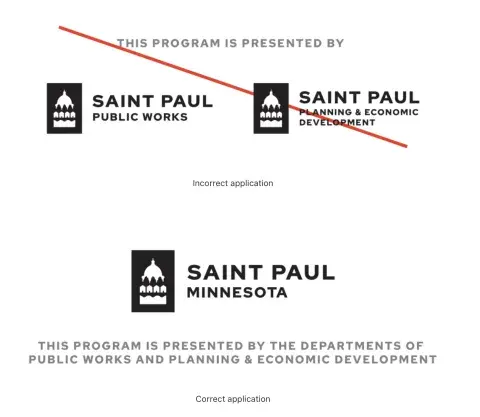 proper use for department logos