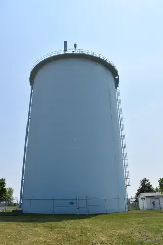 McKnight standpipe from ground level