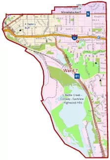 Ward 7 Map (January 2023)