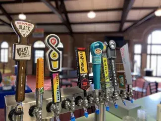 Highland National Golf Ski Chalet Clubhouse - Beer Taps