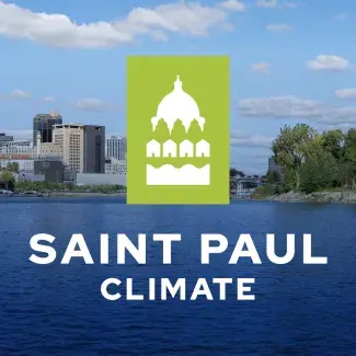 Saint Paul Climate with green city logo