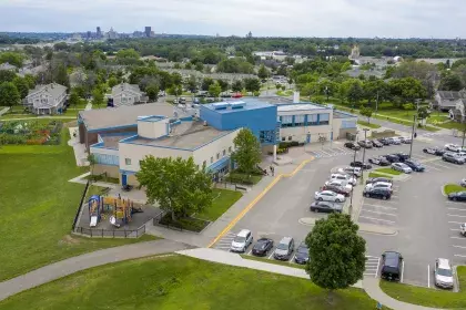 Image of McDonough Recreation Center taken from air