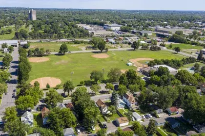 Image of West Minnehaha Recreation Center taken from air