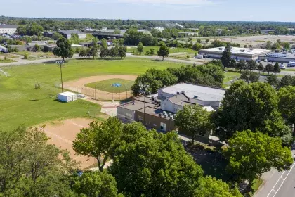Image of West Minnehaha Recreation Center taken from air