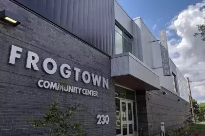 Frogtown Community Center outside entrance