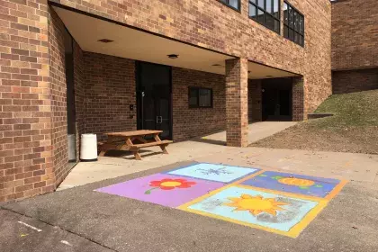 Highwood Hills Recreation Center entrance