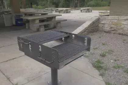 Hidden Falls Regional Park Picnic Shelter - Barbeque Grill