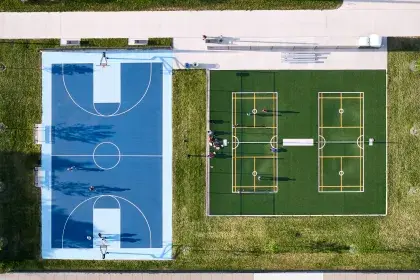 North End Community Center Basketball Court and Kato Court