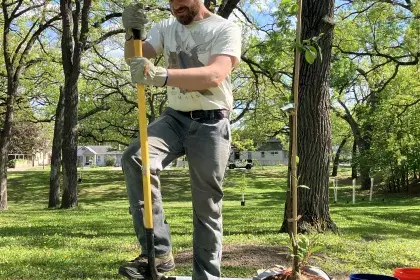 Arbor Day Tree Planting Volunteer
