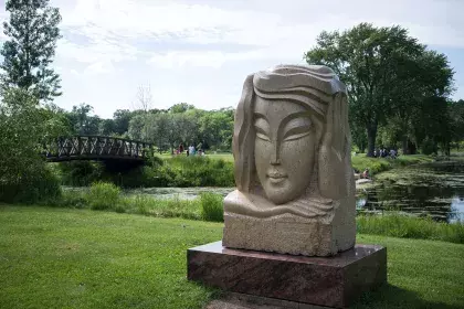 Phalen Regional Park Meditation Statue